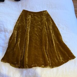 Tomorrowland Velvet Midi Skirt | Made in Japan | Size 36